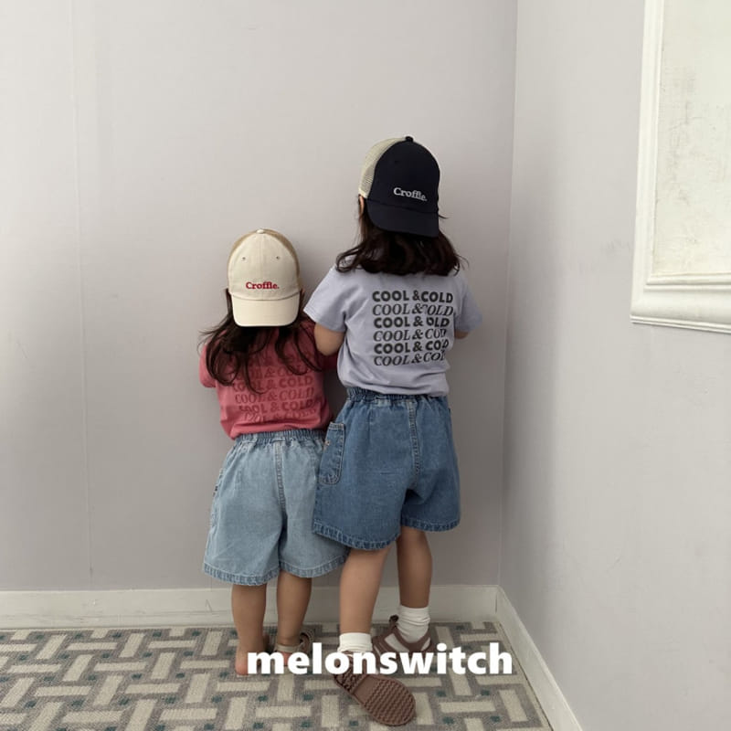 Melon Switch - Korean Children Fashion - #kidsshorts - Cool And Cold Tee - 2