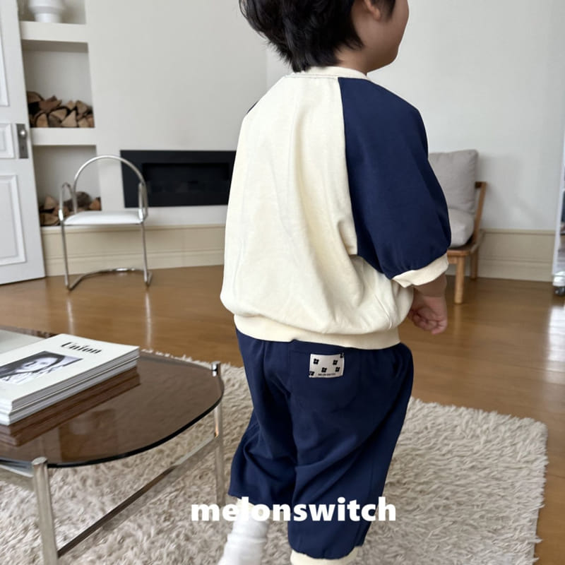 Melon Switch - Korean Children Fashion - #kidsshorts - Raglan Top Bottom Set - 12