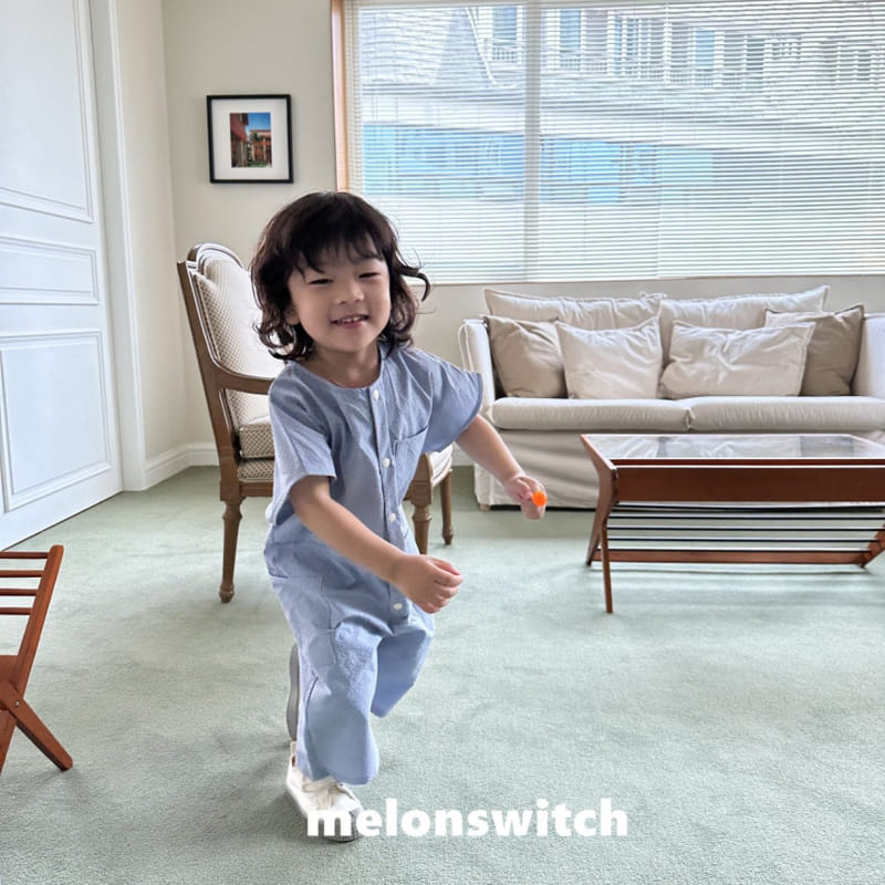 Melon Switch - Korean Children Fashion - #kidsshorts - Seer Jumpsuit - 11