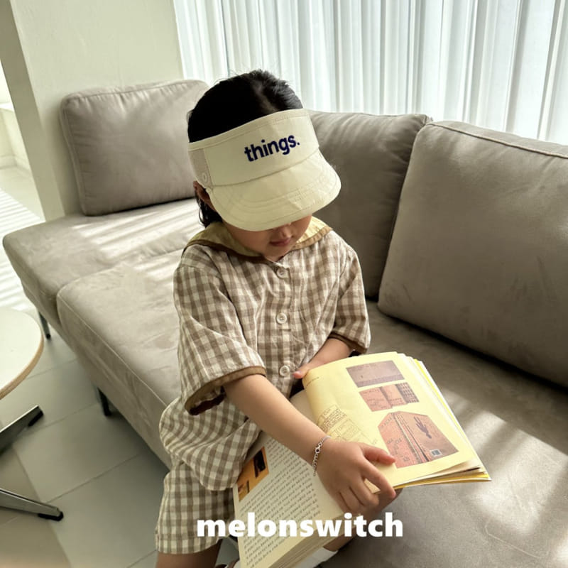 Melon Switch - Korean Children Fashion - #kidsstore - Thinks Sun Cap - 9