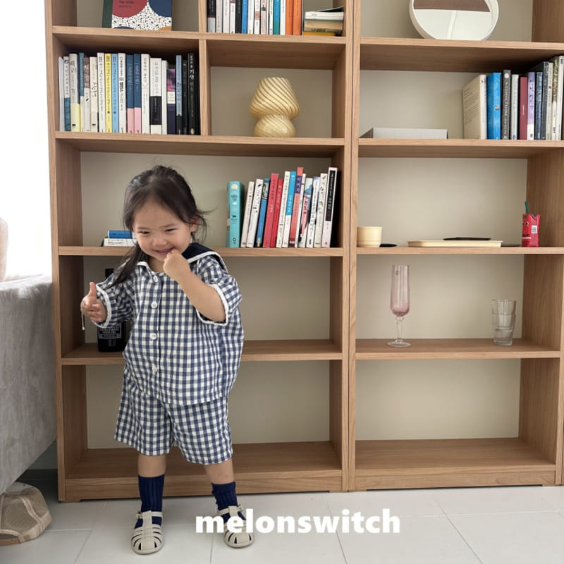 Melon Switch - Korean Children Fashion - #kidzfashiontrend - Sailor Top Bottom Set - 7