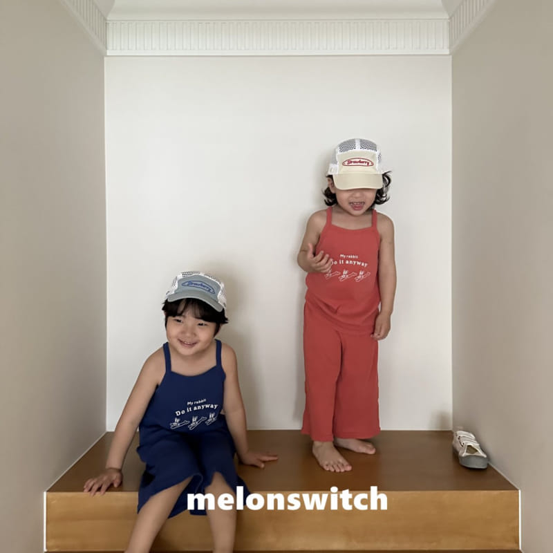 Melon Switch - Korean Children Fashion - #kidzfashiontrend - Rabbit Top Bottom Set - 7