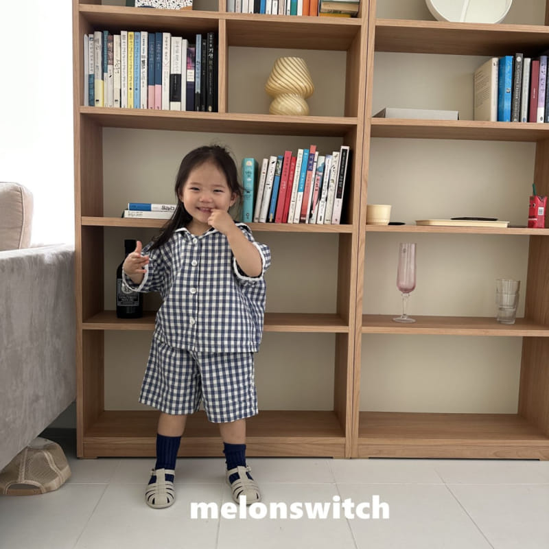 Melon Switch - Korean Children Fashion - #littlefashionista - Sailor Top Bottom Set - 9