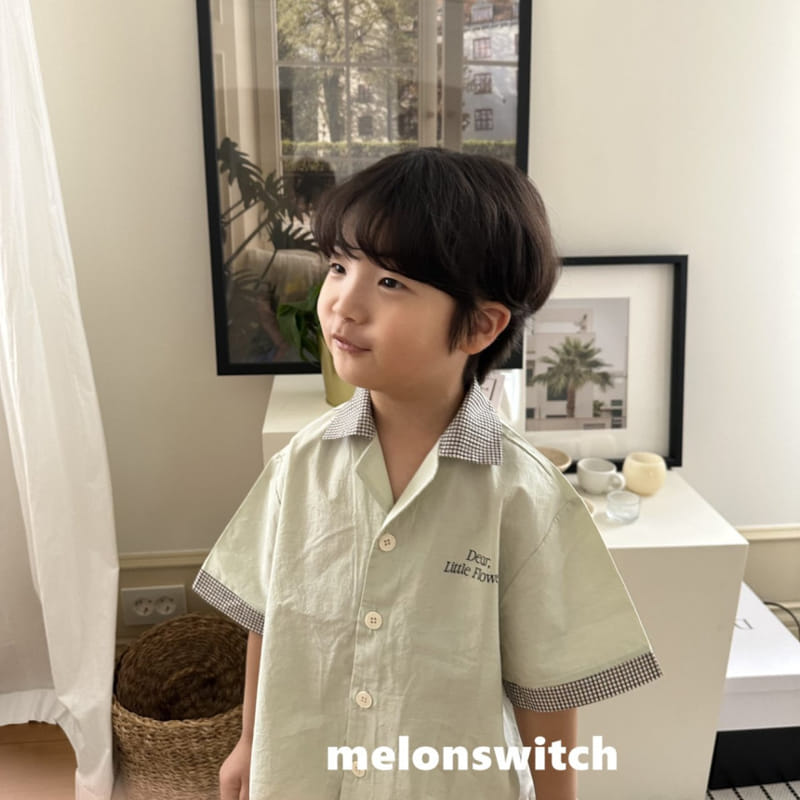 Melon Switch - Korean Children Fashion - #littlefashionista - Dear Collar Top bottom Set - 3