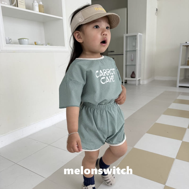 Melon Switch - Korean Children Fashion - #littlefashionista - Carrot Cake Top Bottom Set - 3