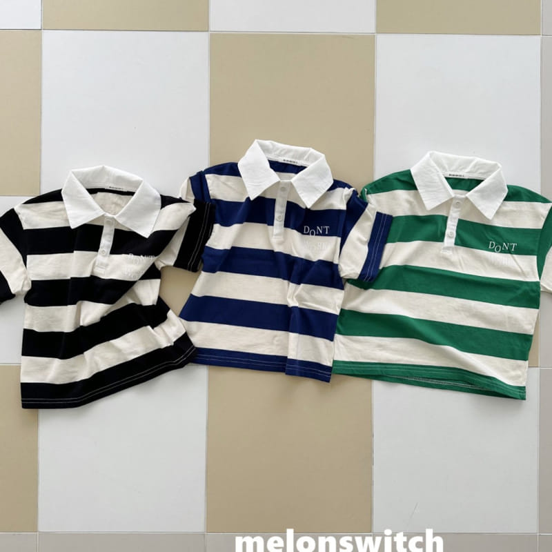Melon Switch - Korean Children Fashion - #minifashionista - Don Walk Collar Tee