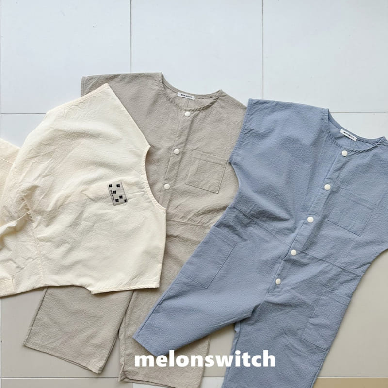 Melon Switch - Korean Children Fashion - #minifashionista - Seer Jumpsuit