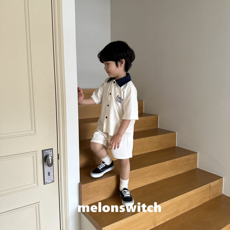 Melon Switch - Korean Children Fashion - #prettylittlegirls - Potata Chip Top Bottom Set - 8