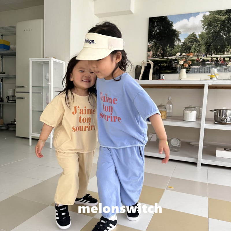 Melon Switch - Korean Children Fashion - #stylishchildhood - Summer Top Bottom Set - 2