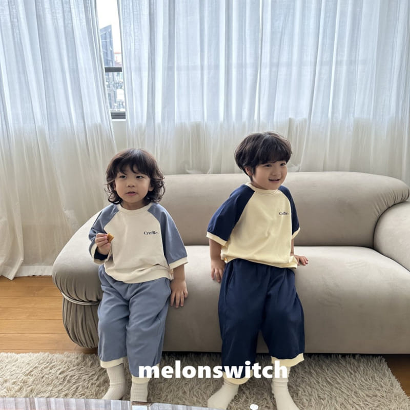 Melon Switch - Korean Children Fashion - #prettylittlegirls - Raglan Top Bottom Set - 4