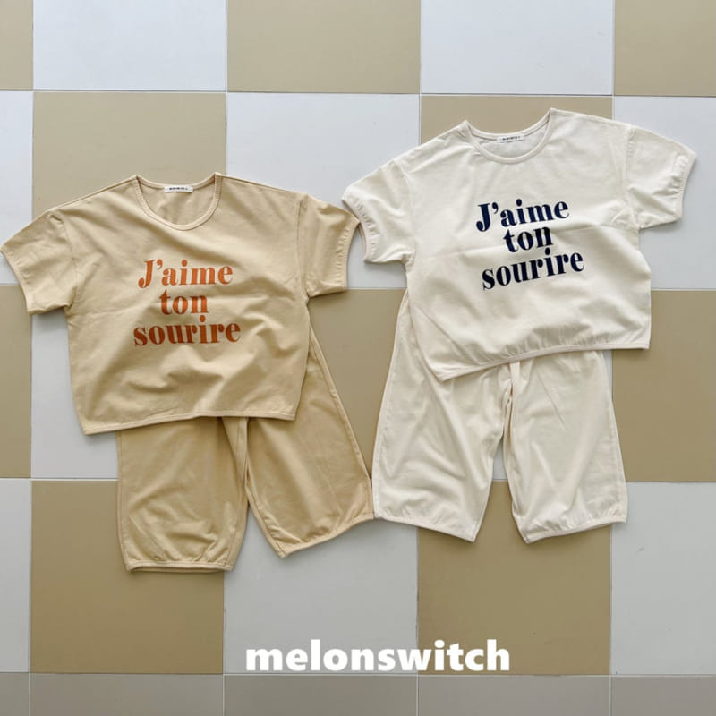 Melon Switch - Korean Children Fashion - #toddlerclothing - Summer Top Bottom Set