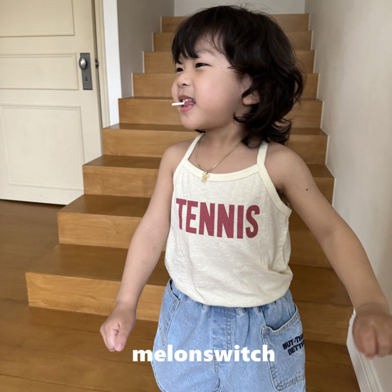 Melon Switch - Korean Children Fashion - #toddlerclothing - Tennis Sleeveless - 2