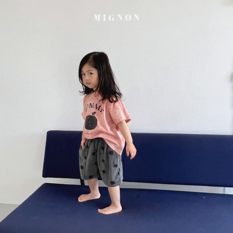 Mignon - Korean Children Fashion - #kidzfashiontrend - Apple Dolmon Tee - 4
