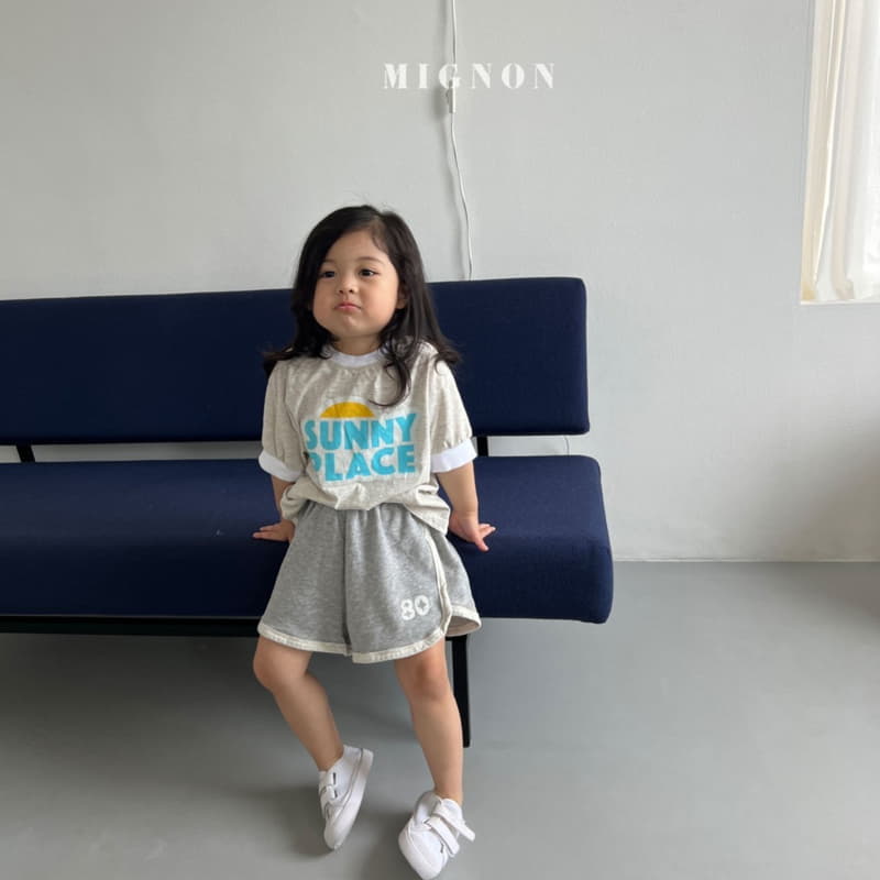 Mignon - Korean Children Fashion - #childofig - Sunny Piping Tee - 8