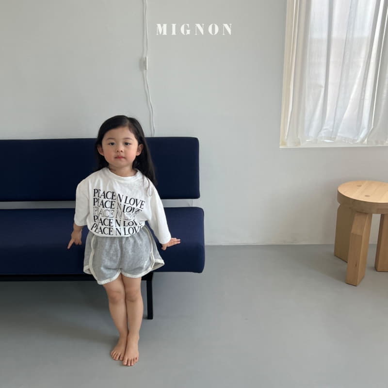 Mignon - Korean Children Fashion - #childofig - Piece And Love Tee - 5