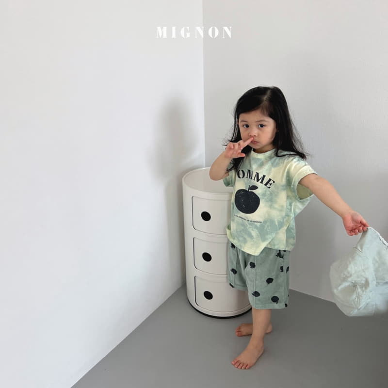 Mignon - Korean Children Fashion - #childrensboutique - Apple Dolmon Tee - 11