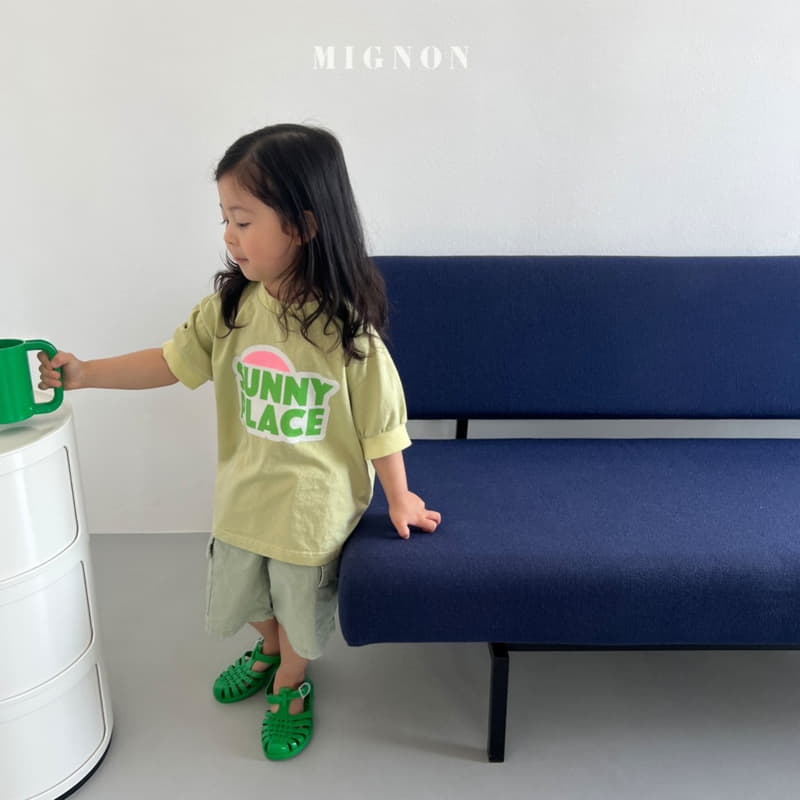 Mignon - Korean Children Fashion - #childrensboutique - Sunny Piping Tee - 9