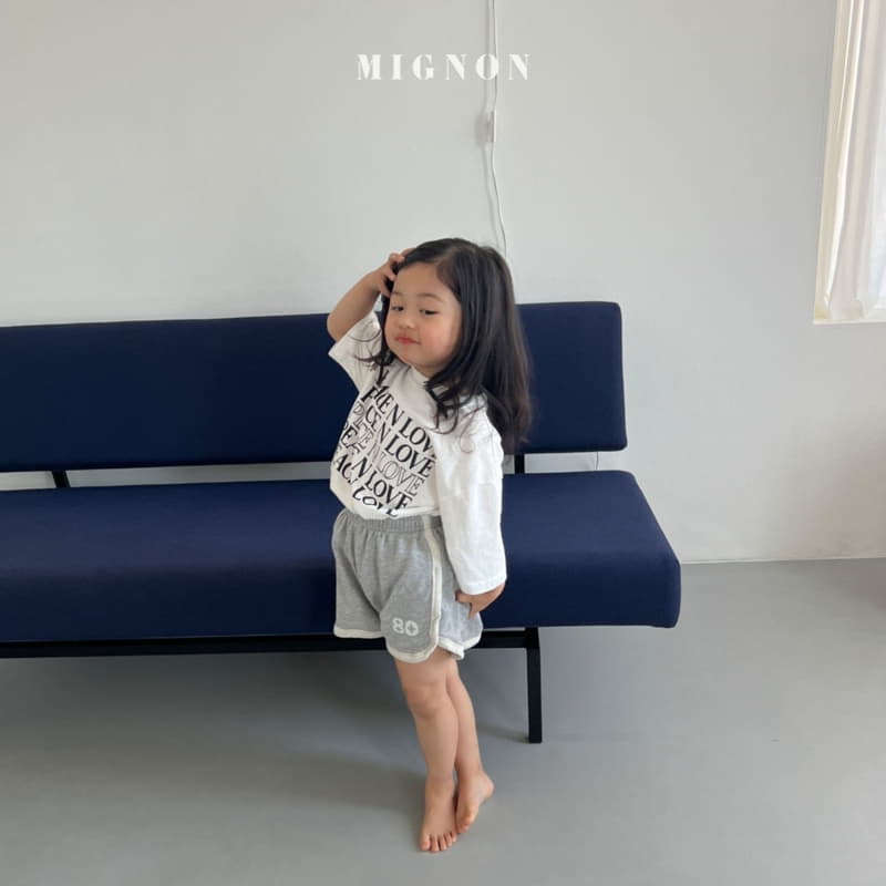 Mignon - Korean Children Fashion - #childrensboutique - Piece And Love Tee - 7