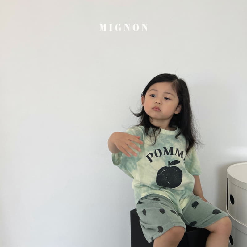 Mignon - Korean Children Fashion - #designkidswear - Apple Dolmon Tee - 12