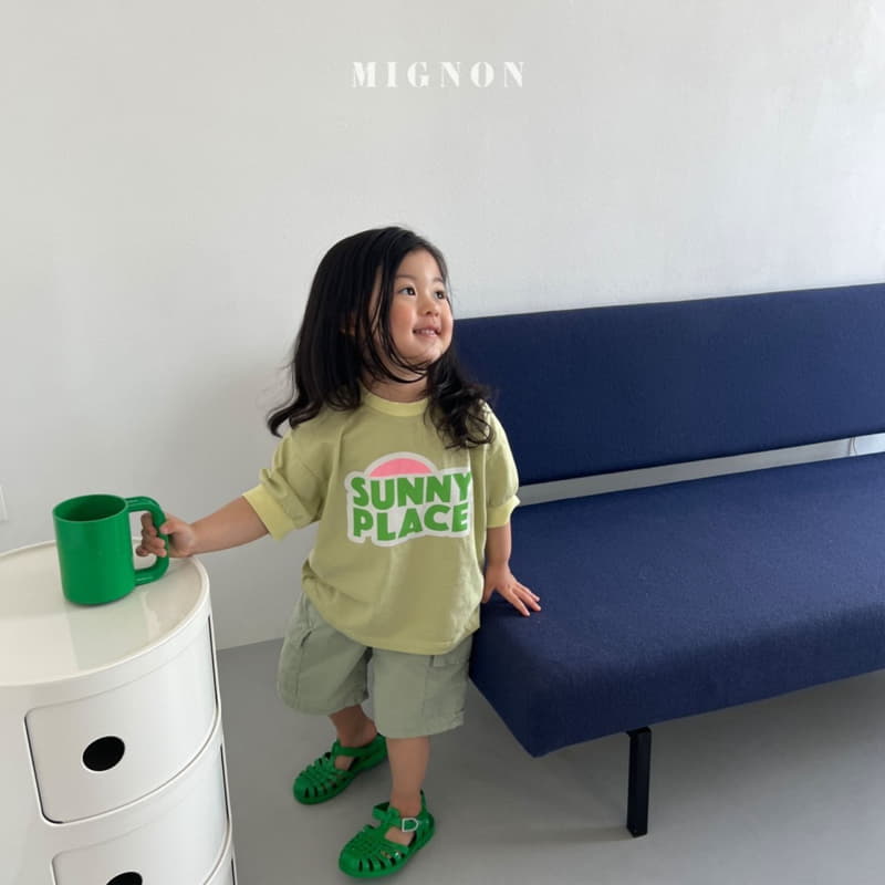 Mignon - Korean Children Fashion - #designkidswear - Sunny Piping Tee - 10