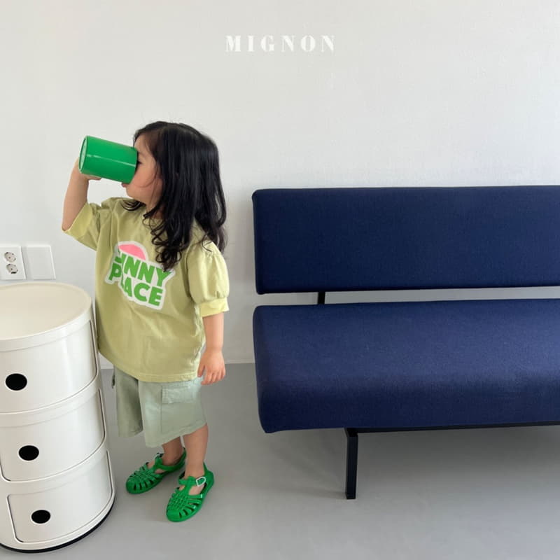 Mignon - Korean Children Fashion - #discoveringself - Sunny Piping Tee - 11