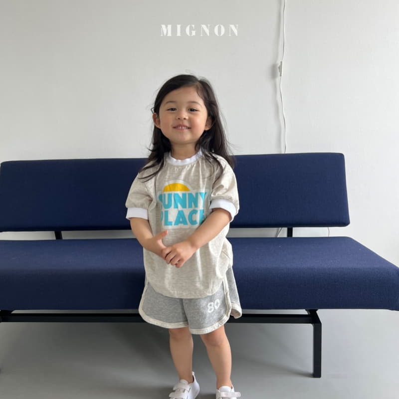 Mignon - Korean Children Fashion - #kidzfashiontrend - Sunny Piping Tee