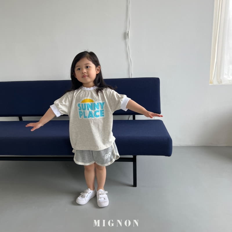 Mignon - Korean Children Fashion - #littlefashionista - Sunny Piping Tee - 3