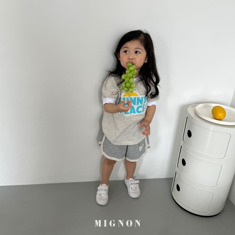Mignon - Korean Children Fashion - #littlefashionista - Sunny Piping Tee - 4