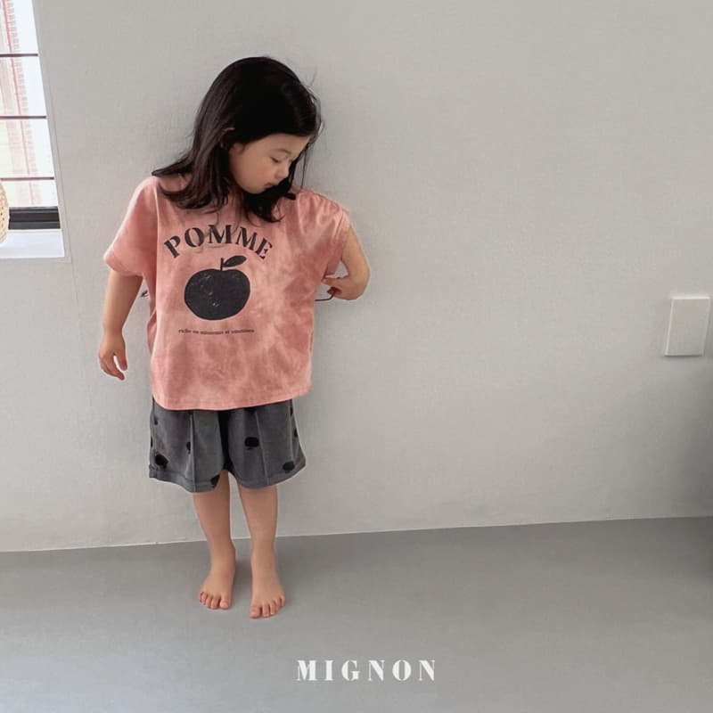 Mignon - Korean Children Fashion - #prettylittlegirls - Apple Dolmon Tee - 8