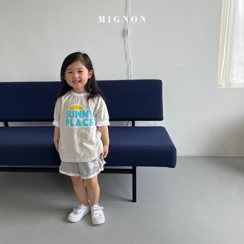 Mignon - Korean Children Fashion - #prettylittlegirls - Sunny Piping Tee - 6