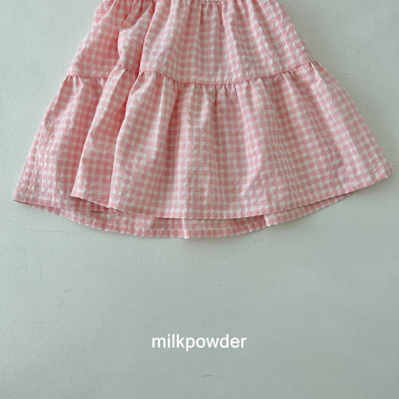 Milk Powder - Korean Children Fashion - #magicofchildhood - Check One-piece - 11