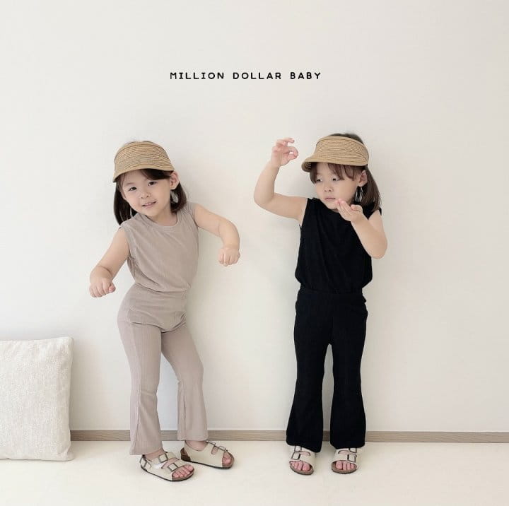 Million Dollar Baby - Korean Children Fashion - #childofig - Class Pants Top Bottom Set - 2