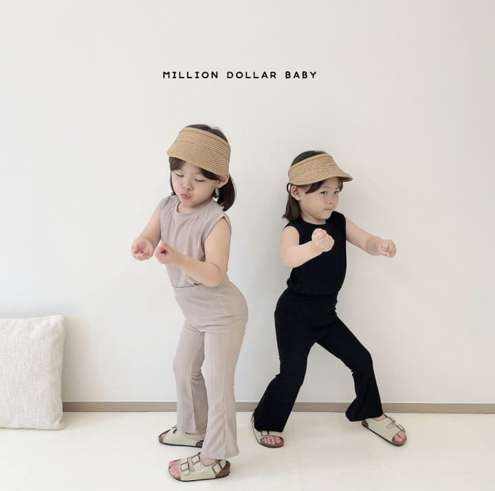 Million Dollar Baby - Korean Children Fashion - #childrensboutique - Class Pants Top Bottom Set - 3