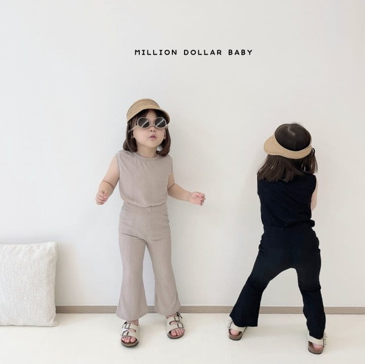 Million Dollar Baby - Korean Children Fashion - #childrensboutique - Class Pants Top Bottom Set - 4