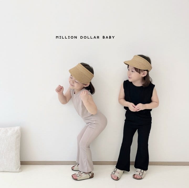 Million Dollar Baby - Korean Children Fashion - #discoveringself - Class Pants Top Bottom Set - 5