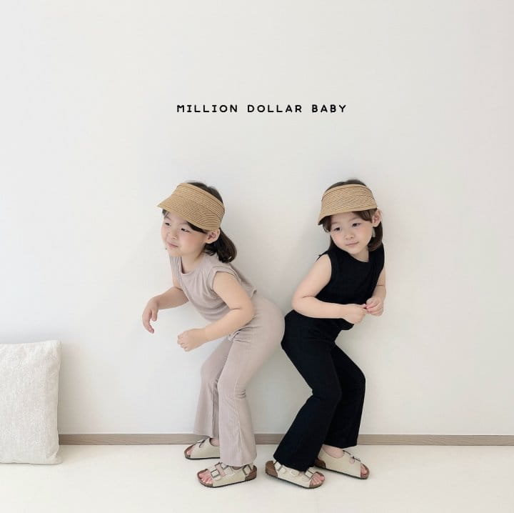 Million Dollar Baby - Korean Children Fashion - #fashionkids - Class Pants Top Bottom Set - 6