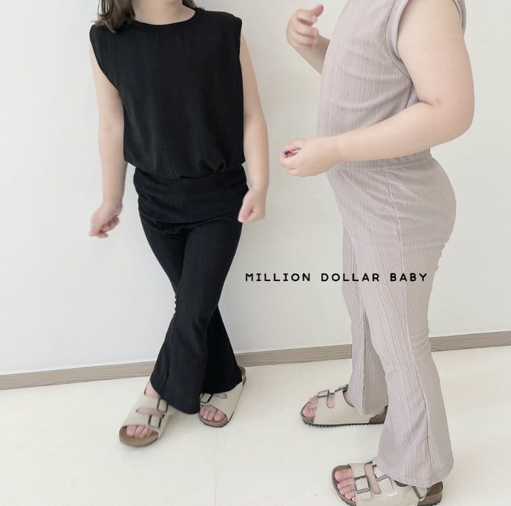 Million Dollar Baby - Korean Children Fashion - #kidsshorts - Class Pants Top Bottom Set - 7