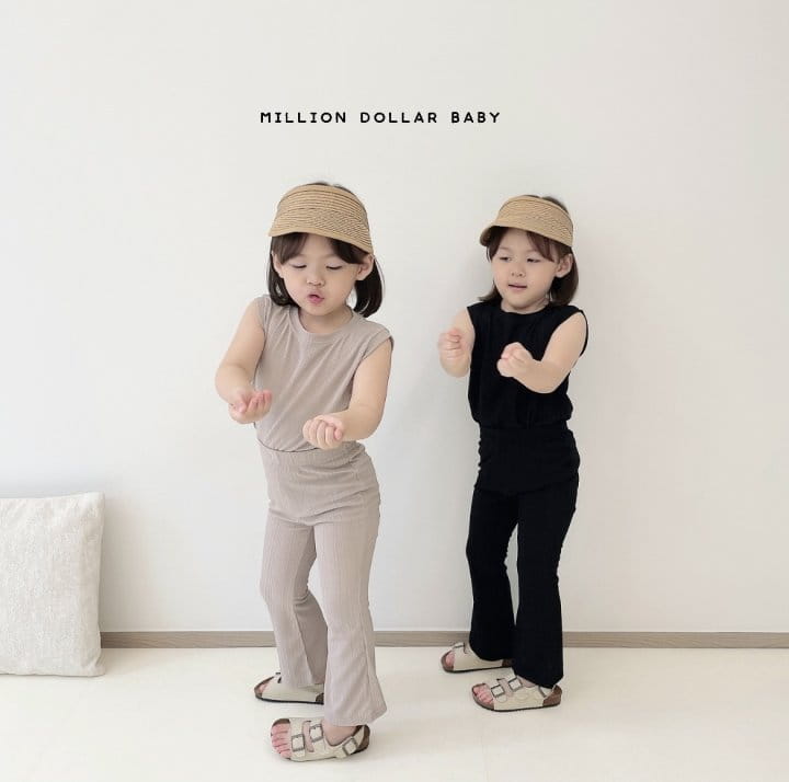 Million Dollar Baby - Korean Children Fashion - #littlefashionista - Class Pants Top Bottom Set - 11