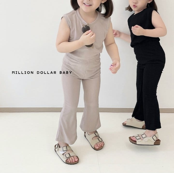 Million Dollar Baby - Korean Children Fashion - #magicofchildhood - Class Pants Top Bottom Set - 12