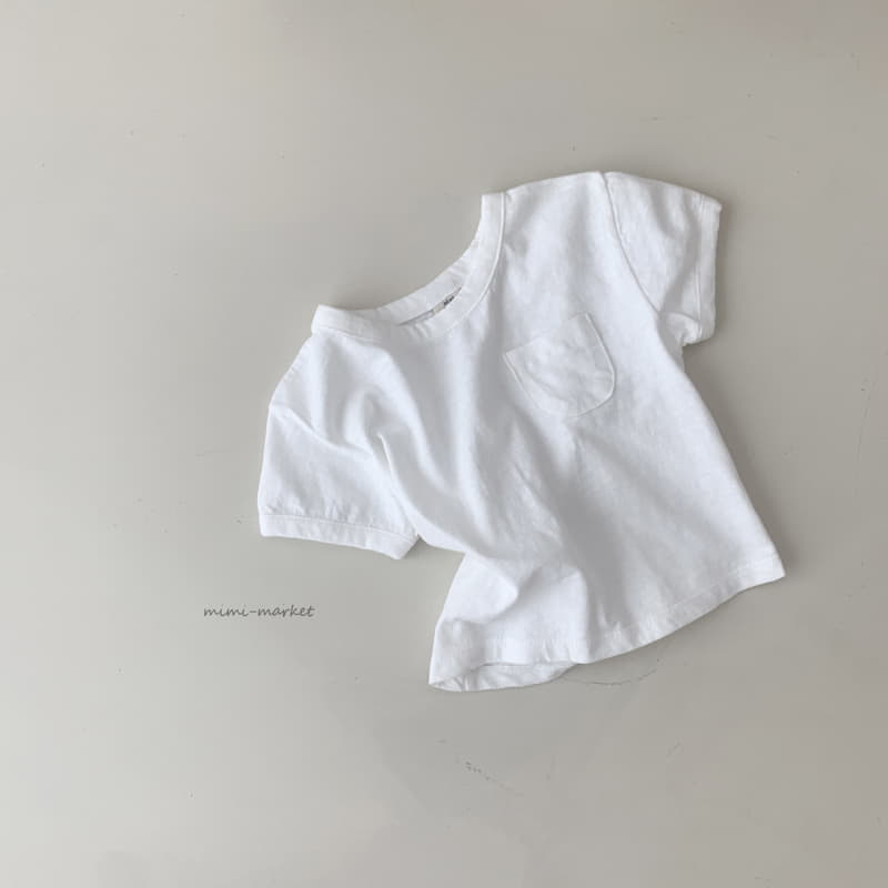 Mimi Market - Korean Baby Fashion - #onlinebabyshop - Bebe Pocket Tee - 12