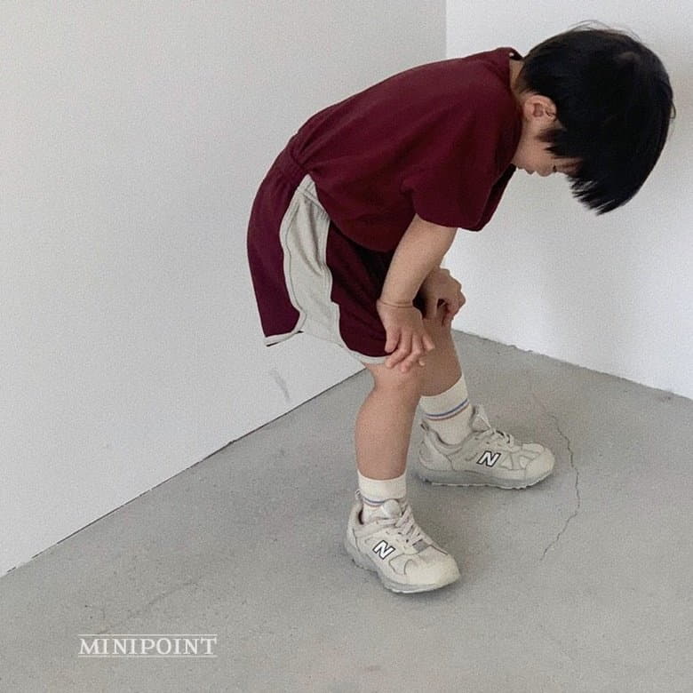 Minipoint - Korean Children Fashion - #discoveringself - Hock Piping Tee - 3