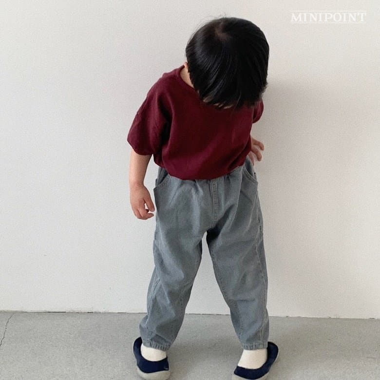 Minipoint - Korean Children Fashion - #kidzfashiontrend - Hock Piping Tee - 7