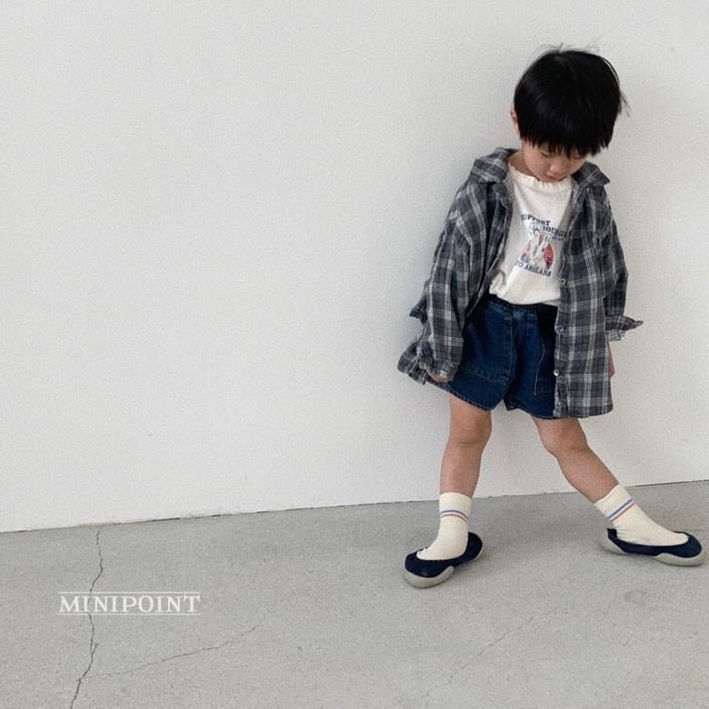 Minipoint - Korean Children Fashion - #minifashionista - Stripes Shorts - 4