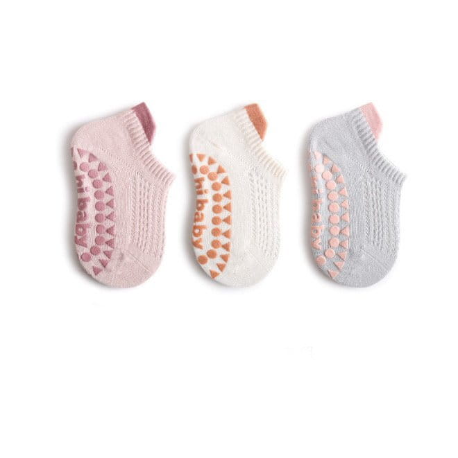 Miso - Korean Baby Fashion - #babyfever - Color Socks Set - 3