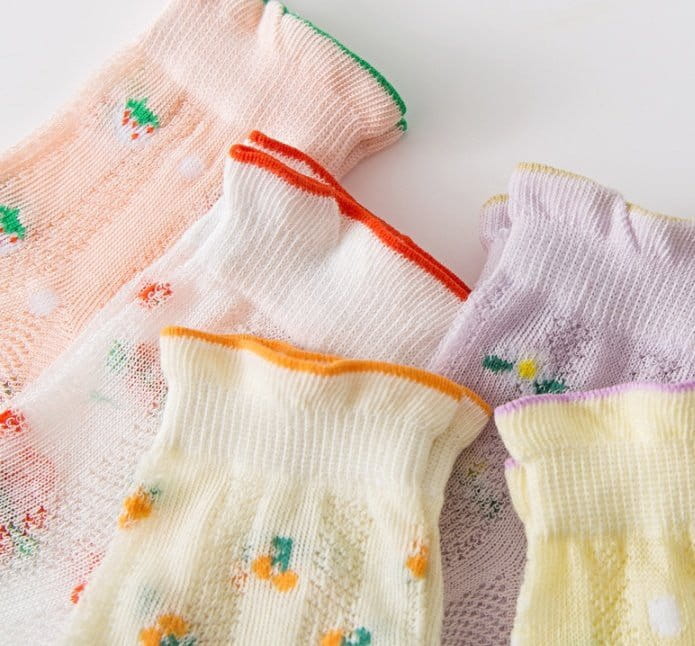 Miso - Korean Children Fashion - #designkidswear - Flower Socks Set - 2
