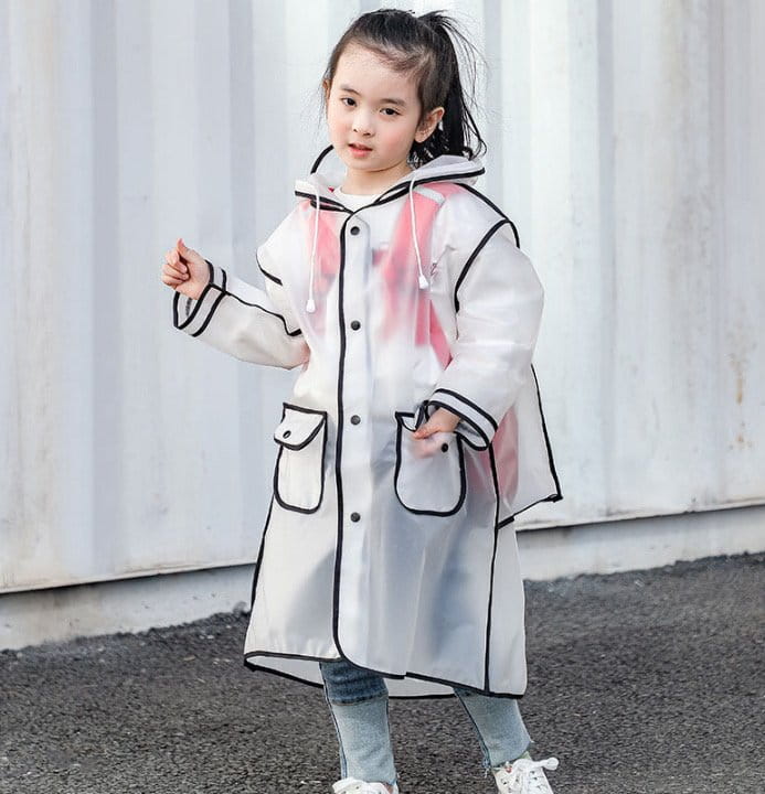 Miso - Korean Children Fashion - #kidsstore - White Raincoat
