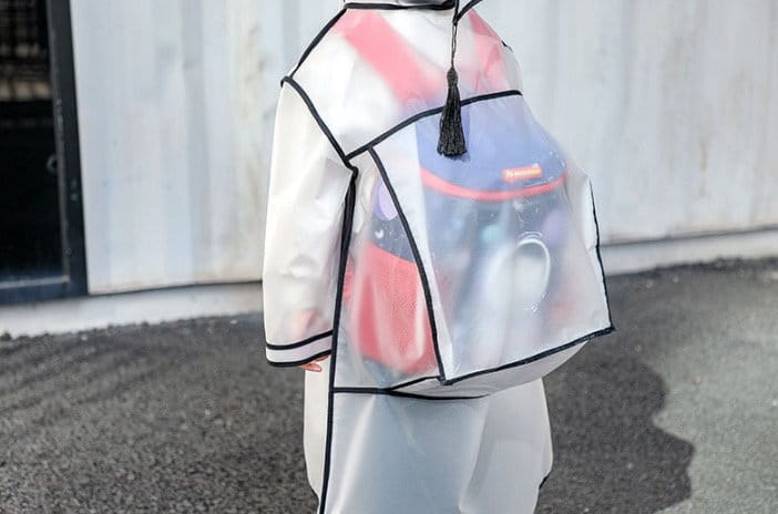 Miso - Korean Children Fashion - #minifashionista - White Raincoat - 6