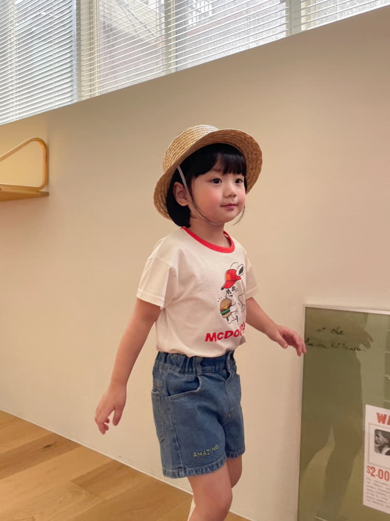 Momo Ann - Korean Children Fashion - #Kfashion4kids - Burger Tee - 12