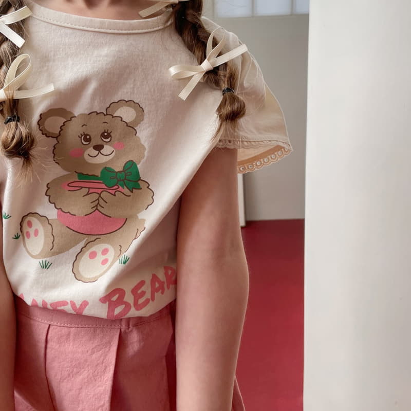 Momo Ann - Korean Children Fashion - #designkidswear - Honey Bear Tee - 2