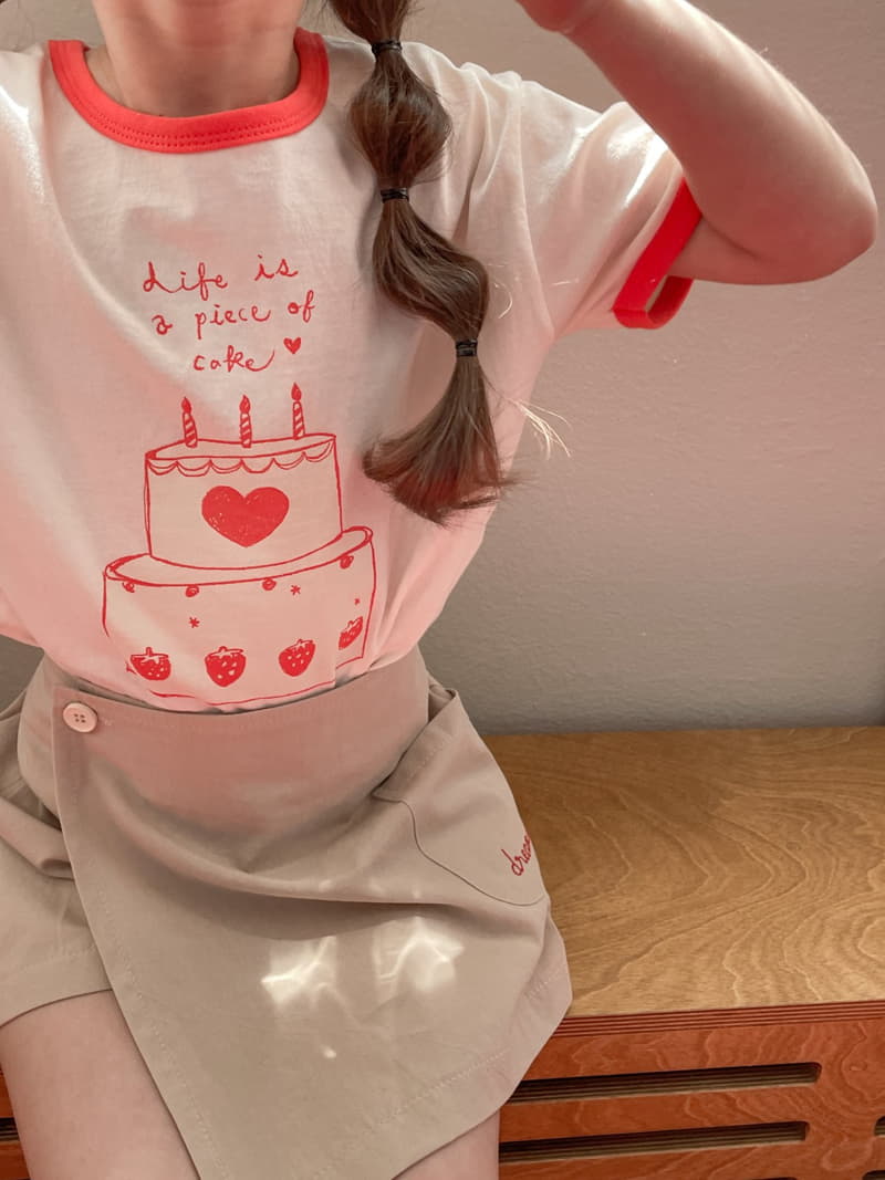 Momo Ann - Korean Children Fashion - #designkidswear - Cake Tee